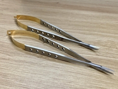 Kéo cắt hình mắt cán vàng Prime 12cm/16cm - đầu thẳng/đầu cong Pakistan