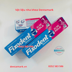 Keo dán răng giả hàm tháo lắp Fixodent 68g