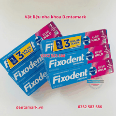 Keo dán răng giả hàm tháo lắp Fixodent 68g