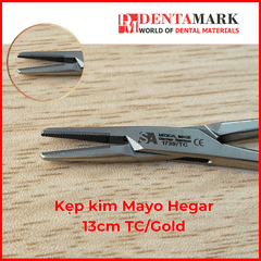 Kìm kẹp kim SA Medical Mayo Hegar TC/Gold 13cm/16cm/18cm