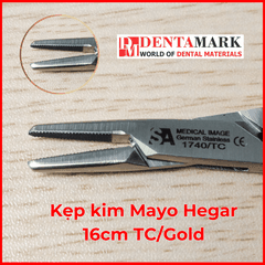 Kìm kẹp kim SA Medical Mayo Hegar TC/Gold 13cm/16cm/18cm