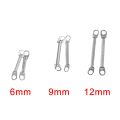 Lò xo kéo nha khoa đóng khoảng Đầu nhỏ 3/6/9/12 mm (Gói 10 cái)