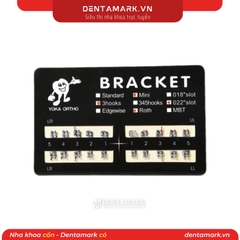 Mắc cài chỉnh nha kim loại Bracket (Hộp nhựa vuông đen)