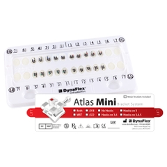 Bộ mắc cài kim loại Atlas Mini Dynaflex (MUA  2 TẶNG 1, 10 TẶNG 10)
