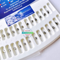 Mắc cài kim loại cánh cam tự khóa HanOrtho (tự buộc) (MUA 5 TẶNG 1)