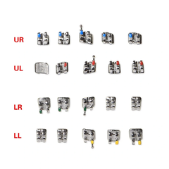 Mắc cài chỉnh nha kim loại Bracket Roth .022