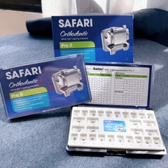 Mắc cài kim loại tự khoá Safari - Pro II - xanh dương (Tự buộc) - MUA 3 TẶNG 1