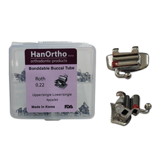 Mắc cài răng 6 - 2 ống - Loại hộp - Roth 022 - SET 20