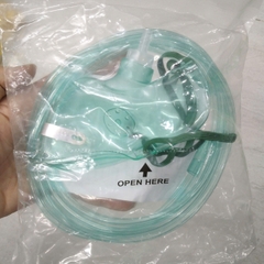 Mặt nạ thở oxy cho người lớn, trẻ em kèm ống dẫn khí (không túi)