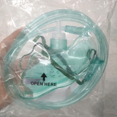 Mặt nạ thở oxy cho người lớn, trẻ em kèm ống dẫn khí (không túi)