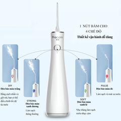 Máy Tăm Nước Procare A13 | 4 Chế Độ, Bình 230ml