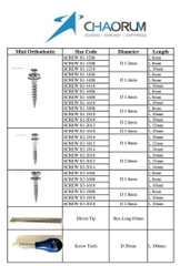 Minivis chỉnh nha Hàn Quốc Chaorum