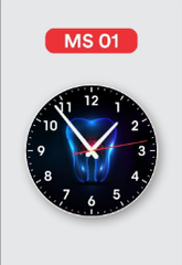 Đồng hồ nha khoa (gỗ tráng gương)