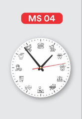 Đồng hồ nha khoa (gỗ tráng gương)