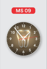 Đồng hồ nha khoa (gỗ tráng gương)