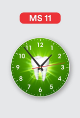 Đồng hồ nha khoa (gỗ tráng gương)