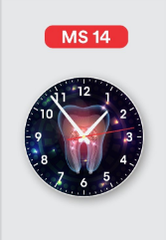 Đồng hồ nha khoa (gỗ tráng gương)