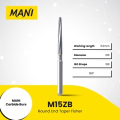 Mũi khoan MANI M15ZB Carbide Burs (Vỉ 10 cái)