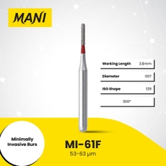 Mũi khoan kim cương Mani đỏ mã MI (Vỉ 5 cái)