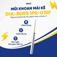 Mũi khoan mài kẽ Mani IPR-01EF - Vỉ 5 mũi