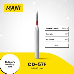 Mũi Khoan MANI CD Đỏ Fine (Vỉ 5 Cái) Chính Hãng Nhật Bản