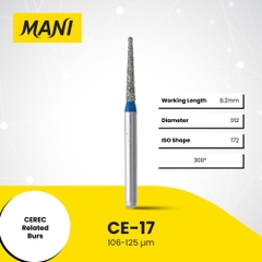 Mũi Khoan MANI CE Xanh Biển Standard (Vỉ 5 Cái) Chính Hãng Nhật Bản