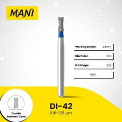 Mũi khoan MANI DI xanh biển Standard (Vỉ 5 Cái) Chính Hãng Nhật Bản