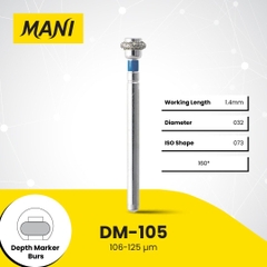 Mũi khoan MANI DM xanh dương (Depth Marker) Vỉ 5 Cái Chính Hãng Nhật Bản