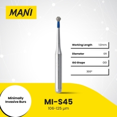 Mũi khoan MANI MI-S45 xanh dương Standard
