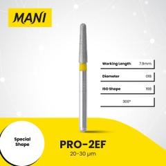 Mũi khoan MANI PRO vàng Extra Fine (Vỉ 5 Cái) Chính Hãng Nhật Bản