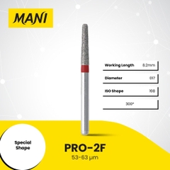 Mũi khoan MANI PRO đỏ Fine (Vỉ 5 Cái) Chính Hãng Nhật Bản