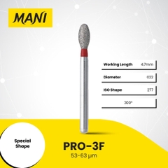 Mũi khoan MANI PRO đỏ Fine (Vỉ 5 Cái) Chính Hãng Nhật Bản