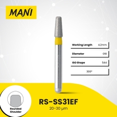 Mũi Khoan MANI RS-SS31EF Vàng Extra Fine – Vỉ 5 Mũi