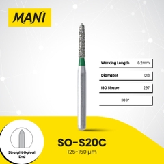 Mũi Khoan MANI SO Xanh Lá Coarse – Vỉ 5 Mũi