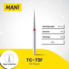 Mũi khoan MANI TC đỏ Fine (Vỉ 5 Cái) Chính Hãng Nhật Bản