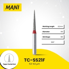 Mũi khoan MANI TC đỏ Fine (Vỉ 5 Cái) Chính Hãng Nhật Bản