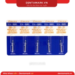 Mũi khoan MANI BR xanh biển ( vỉ 5 cái)
