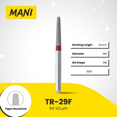 Mũi khoan MANI TR đỏ Fine (Vỉ 5 Cái) Chính Hãng Nhật Bản