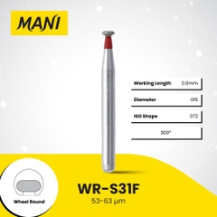 Mũi khoan MANI WR đỏ Fine (Vỉ 5 Cái) Chính Hãng Nhật Bản
