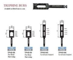 Mũi khoan xương Trephin Bur Osung (Cái)