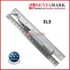 Nạy chân răng Elevator Osung - Metal handle, stainess steel