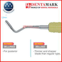 Nạy tách dây chằng Luxating Elevator Osung - Regular, Ultra-sharp, Dual-Edge, Compound Curved, metal handle