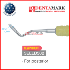 Nạy tách dây chằng Luxating Elevator Osung - Regular, Ultra-sharp, Dual-Edge, Compound Curved, metal handle