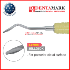 Nạy tách dây chằng Luxating Elevator Osung - Regular, Ultra-sharp, Dual-Edge, Compound Curved, metal handle