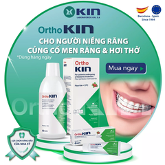 Nước Súc Miệng Ortho Kin Cho Răng Niềng - Chỉnh Nha 500ml