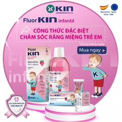 Nước Súc Miệng Fluor Kin Infantil Hương Dâu Cho Bé 500ml