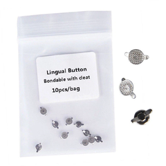 Núm Button Chỉnh Nha Có Cánh – Gói 10 Cái