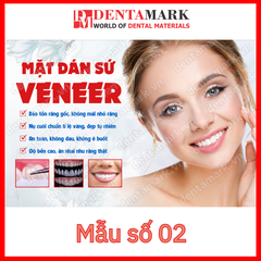 Tranh nha khoa, Poster quảng cáo dịch vụ nha khoa: Răng sứ, veneer, phục hình, implant, chỉnh nha