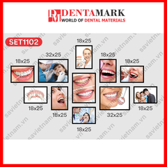 Set tranh trang trí nha khoa - Chất liệu formex