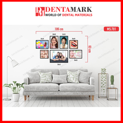 Set tranh trang trí nha khoa - Chất liệu formex